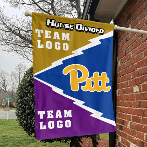 Panthers vs Custom Team House Divided Flag, Personalized Spirit Flag Panthers vs Custom Team House Divided Flag, Personalized Spirit Flag