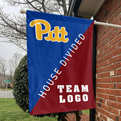 Panthers vs Custom Team House Divided Flag, Personalized Split Flag Panthers vs Custom Team House Divided Flag, Personalized Split Flag