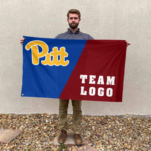 Panthers vs Custom Team House Divided Flag, Personalized Team Flag Panthers vs Custom Team House Divided Flag, Personalized Team Flag