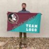 Seminoles vs Custom Team House Divided Flag, College Custom Flag