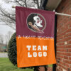 Seminoles vs Custom Team House Divided Flag, Custom House Flag