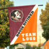 Seminoles vs Custom Team House Divided Flag, Custom Split Flag