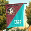 Seminoles vs Custom Team House Divided Flag, Custom Team Flag