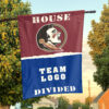 Seminoles vs Custom Team House Divided Flag, NCAA College Flag