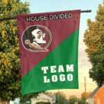Seminoles vs Custom Team House Divided Flag, NCAA Custom Flag