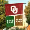 Sooners vs Custom Team House Divided Flag, Custom Game Day Flag