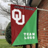 Sooners vs Custom Team House Divided Flag, Custom Team Flag 1 Sooners vs Custom Team House Divided Flag, Custom Team Flag