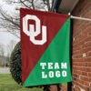 Sooners vs Custom Team House Divided Flag, Personalized College Flag 1 Sooners vs Custom Team House Divided Flag, Personalized College Flag