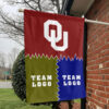 Sooners vs Custom Team House Divided Flag, Personalized Game Day Flag 1 Sooners vs Custom Team House Divided Flag, Personalized Game Day Flag