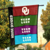 Sooners vs Custom Team House Divided Flag, Personalized Rival Flag