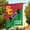Trojans vs Custom Team House Divided Flag, NCAA Team Flag