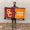 Trojans vs Custom Team House Divided Flag, Personalized House Flag 2 Trojans vs Custom Team House Divided Flag, Personalized House Flag
