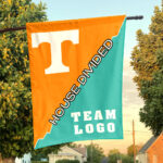 Volunteers vs Custom Team House Divided Flag, College Custom Flag