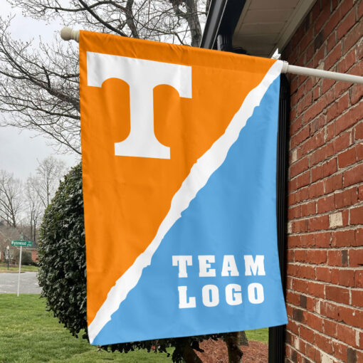 Volunteers vs Custom Team House Divided Flag, Custom College Flag