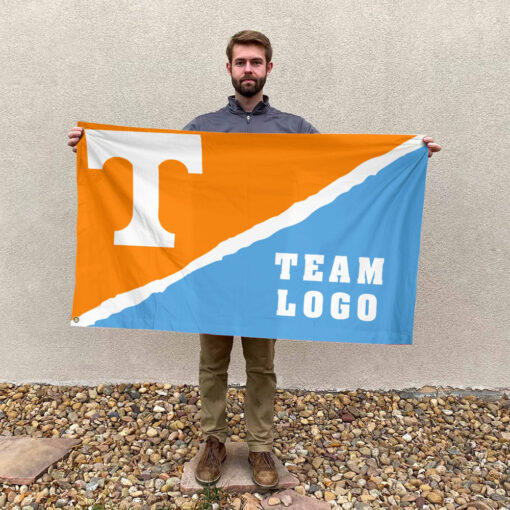 Volunteers vs Custom Team House Divided Flag, Custom College Flag