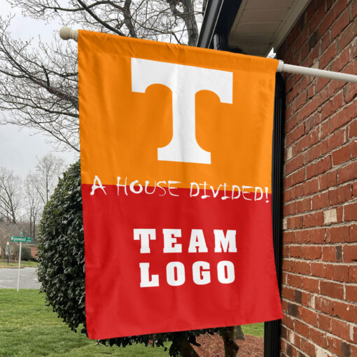Volunteers vs Custom Team House Divided Flag, Custom House Flag