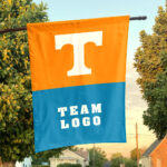 Volunteers vs Custom Team House Divided Flag, Custom NCAA Flag