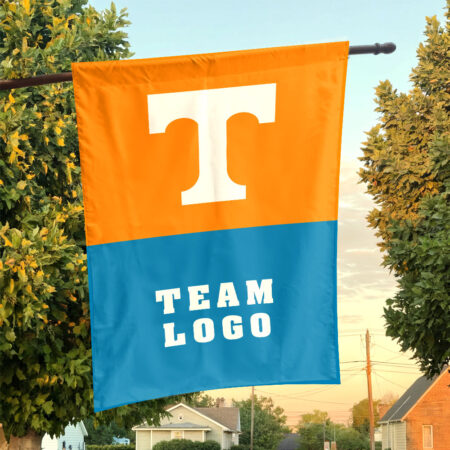Volunteers vs Custom Team House Divided Flag, Custom NCAA Flag