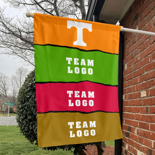 Volunteers vs Custom Team House Divided Flag, Custom Rival Flag
