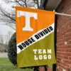 Volunteers vs Custom Team House Divided Flag, Custom Rivalry Flag