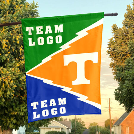 Volunteers vs Custom Team House Divided Flag, Custom Spirit Flag