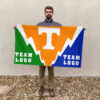 Volunteers vs Custom Team House Divided Flag, Custom Spirit Flag