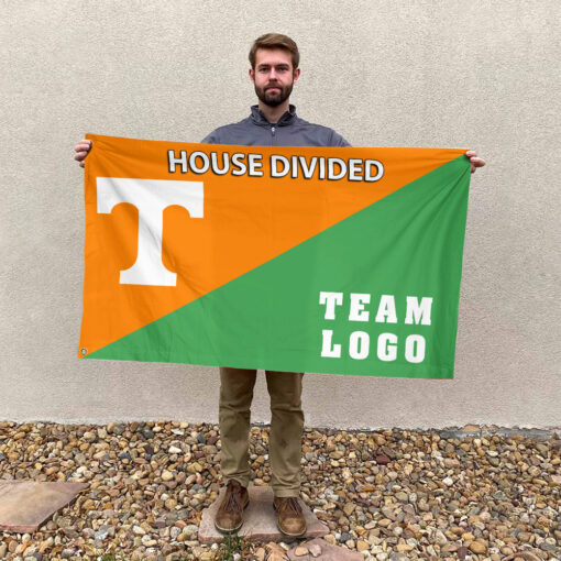 Volunteers vs Custom Team House Divided Flag, Custom Team Flag Volunteers vs Custom Team House Divided Flag, Custom Team Flag