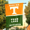 Volunteers vs Custom Team House Divided Flag, NCAA College Flag