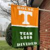 Volunteers vs Custom Team House Divided Flag, NCAA College Flag