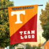 Volunteers vs Custom Team House Divided Flag, NCAA Custom Flag