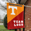 Volunteers vs Custom Team House Divided Flag, NCAA Custom Flag