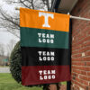 Volunteers vs Custom Team House Divided Flag, NCAA Rival Flag 1 Volunteers vs Custom Team House Divided Flag, NCAA Rival Flag