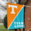 Volunteers vs Custom Team House Divided Flag, NCAA Split Flag