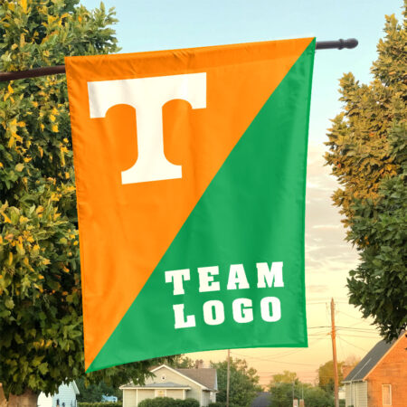 Volunteers vs Custom Team House Divided Flag, Personalized College Flag