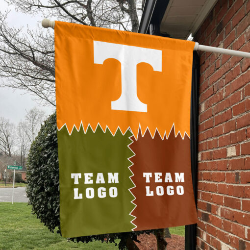 Volunteers vs Custom Team House Divided Flag, Personalized Game Day Flag