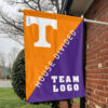 Volunteers vs Custom Team House Divided Flag, Personalized Split Flag