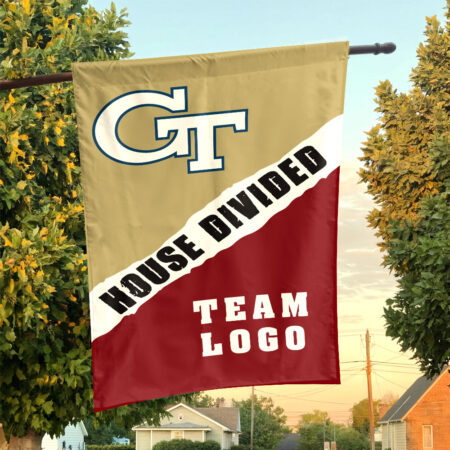 Yellow Jackets vs Custom Team House Divided Flag, Custom House Flag