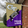 Yellow Jackets vs Custom Team House Divided Flag, Custom Team Flag