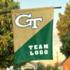 Yellow Jackets vs Custom Team House Divided Flag, Personalized Split Flag
