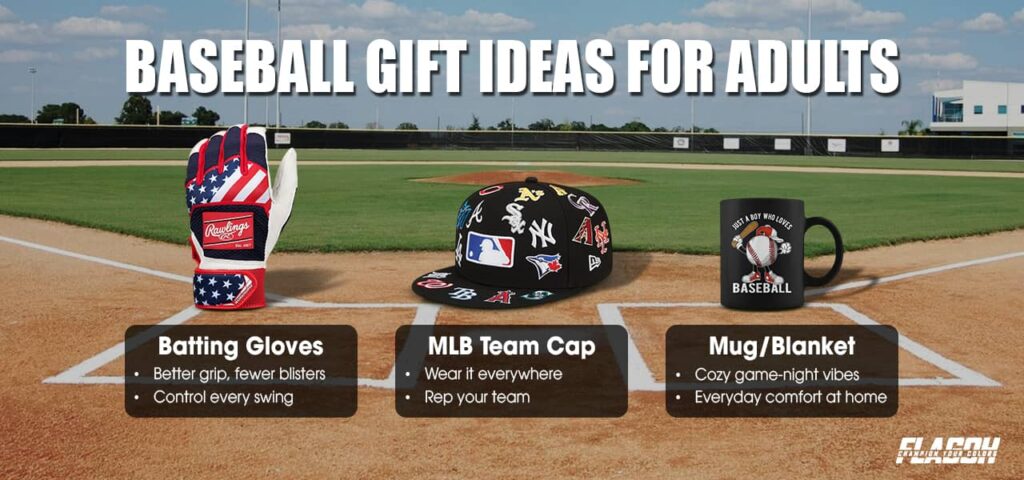 Best Baseball Gift Ideas For Boys On Any Budget | FlagOh 6 Baseball Gift Ideas For Adults That Elevate Every Weekend