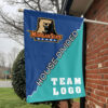 Bears vs Custom Team House Divided Flag, College Custom Flag