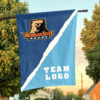 Bears vs Custom Team House Divided Flag, Custom College Flag