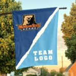 Bears vs Custom Team House Divided Flag, Custom College Flag