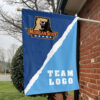 Bears vs Custom Team House Divided Flag, Custom College Flag
