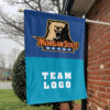 Bears vs Custom Team House Divided Flag, Custom NCAA Flag