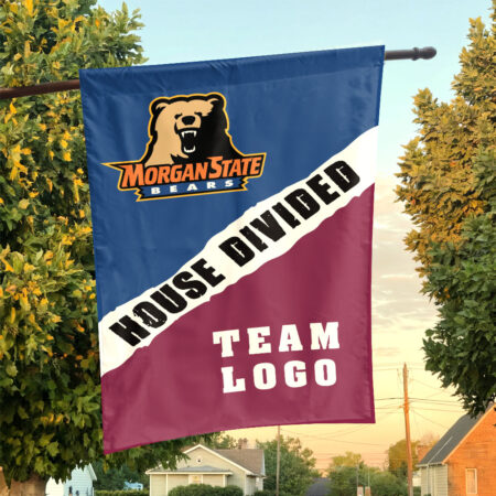 Bears vs Custom Team House Divided Flag, Custom Rivalry Flag