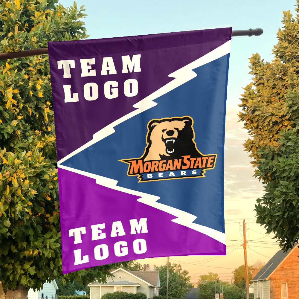Bears vs Custom Team House Divided Flag, Custom Spirit Flag Bears vs Custom Team House Divided Flag, Custom Spirit Flag