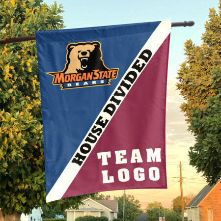 Bears vs Custom Team House Divided Flag, Custom Split Flag