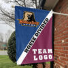 Bears vs Custom Team House Divided Flag, Custom Split Flag