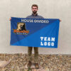 Bears vs Custom Team House Divided Flag, Custom Team Flag